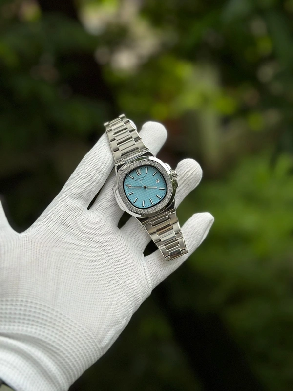 Patek Philippe - Silver & Sky Blue