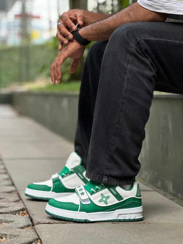 Imported Fashion Sneakers ( Green ) - 7