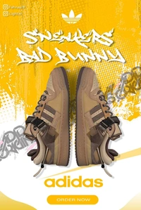 Adidas Forum Bad Bunny (Brown) - Euro 37