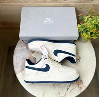 Nike Airforce 07 White Navy  - 7