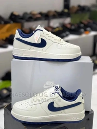 Nike Airforce 07 White Navy  - 7