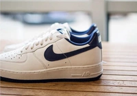 Nike Airforce 07 White Navy  - 7
