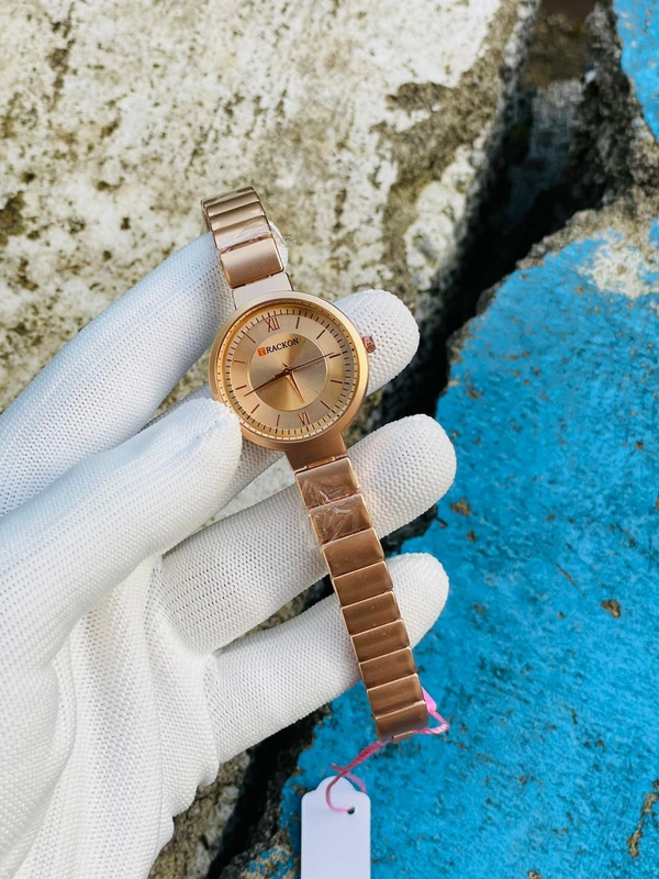 Ladies Watch Imported - Rose gold