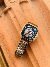 Imported V9 Chain Watch - Rose Gold