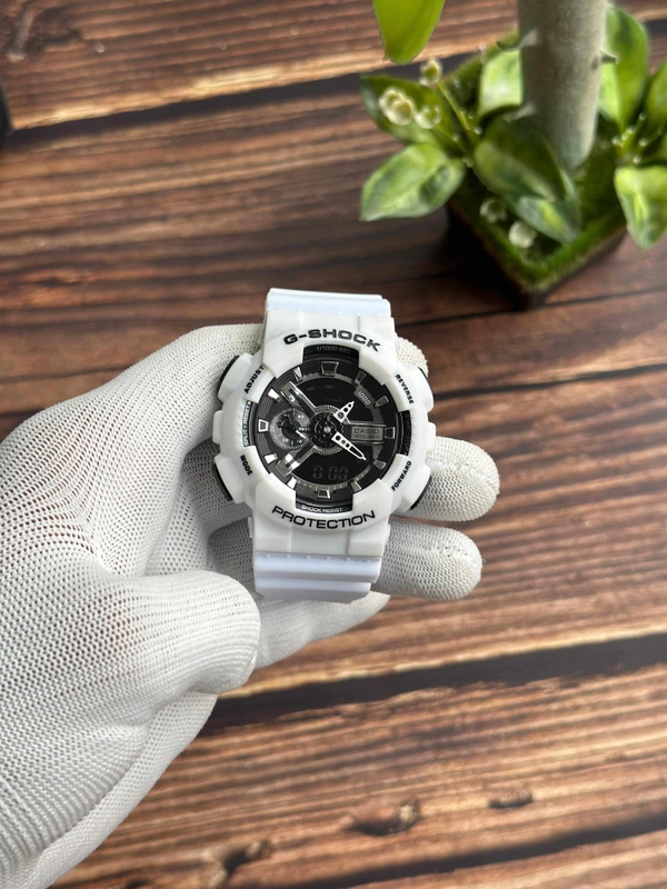G-Shock Protection  - White