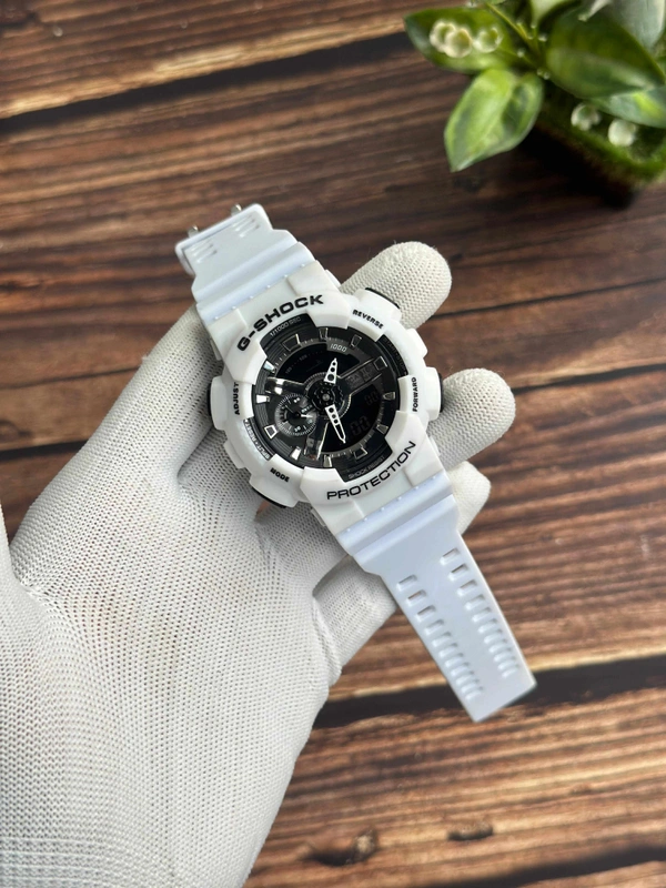 G-Shock Protection  - White