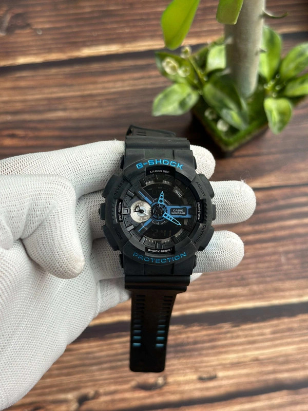 G-Shock Protection  - Black & Blue