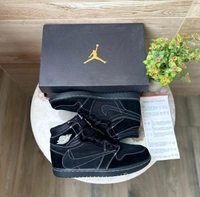 Jordans Retro 1 Black Mid Phantom - 8