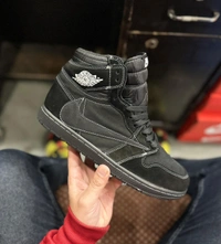 Jordans Retro 1 Black Mid Phantom - 8