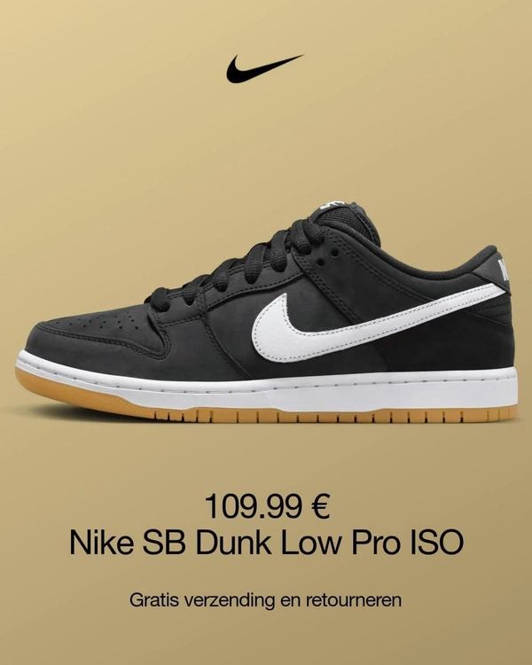 Nike  Sb Dunk Black Gum Lable - 6