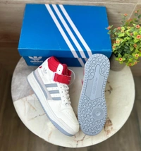 Adidas Forum 84 MID White Grey Red  - 10