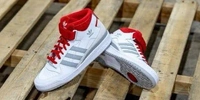 Adidas Forum 84 MID White Grey Red  - 10
