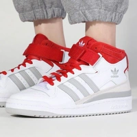 Adidas Forum 84 MID White Grey Red  - 10