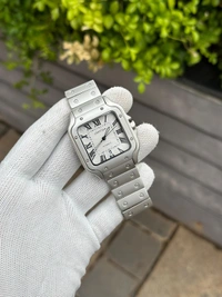 Cartier Chain Watch - White/Silver