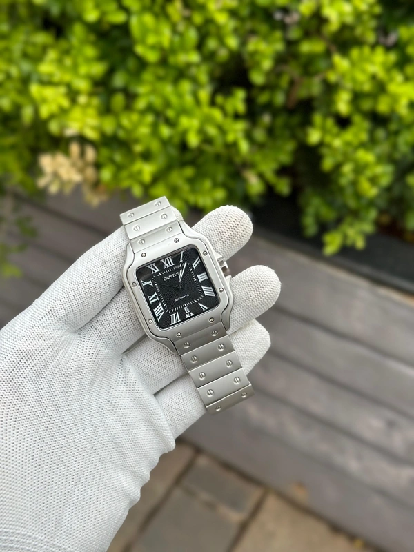 Cartier Chain Watch - Silver / Black
