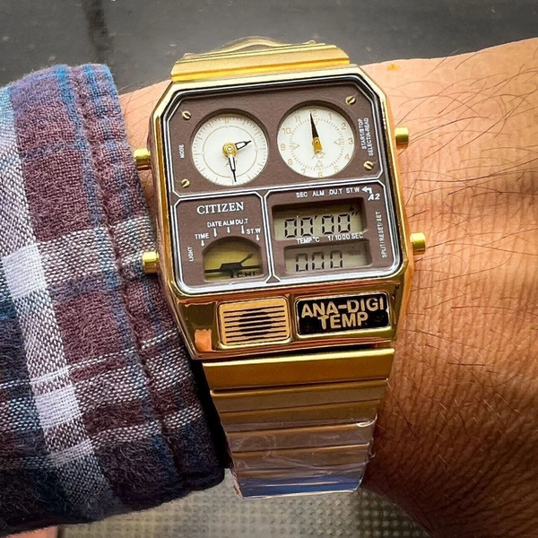 Citizen Ana-Digi-Temp - Gold