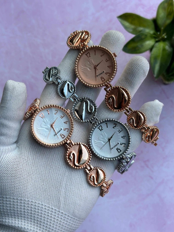 Ladies Budget Watch - RoseGold|White