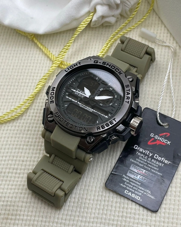 G-Shock Dual Time - Green smoke