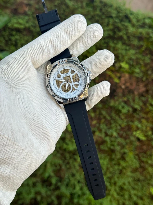Fossil Automatic  - Silver & Black