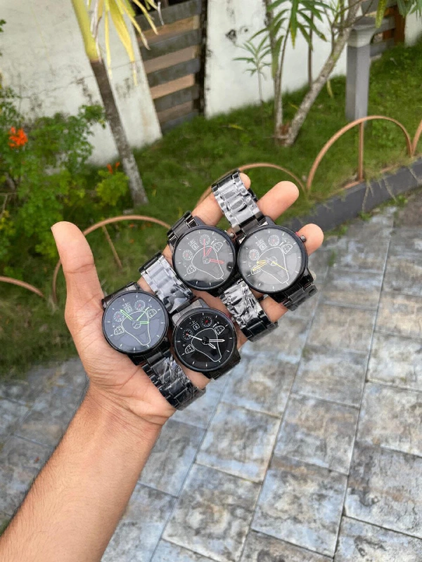 Steering Chain Watch - Red