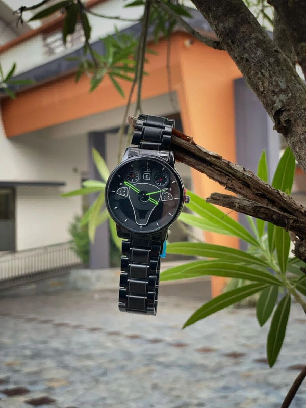 Steering Chain Watch - Green