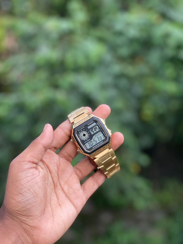 Casio World Time  - Gold