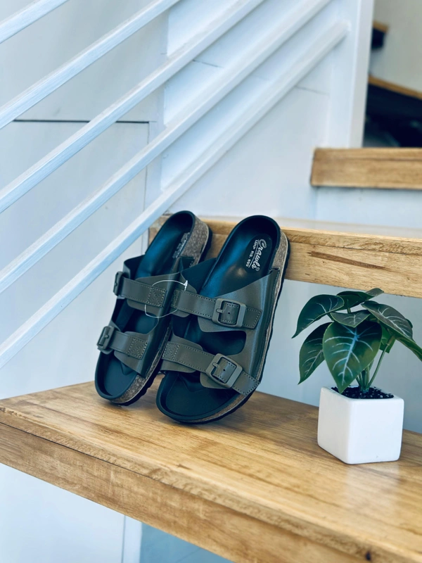 Imported Sandals - Olive, 6