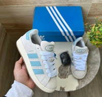 Adidas Original Campus White & Blue - Euro 37