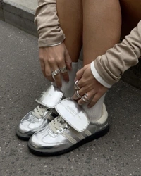 Adidas Samba X Wales Boner  Silver   - Euro 42
