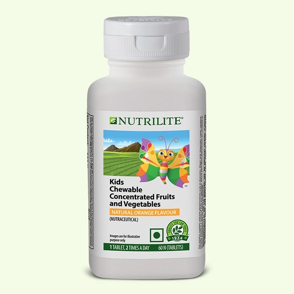 Amway NUTRILITE® Kids Chewable Concentrated Fruits and Vegetables - 60 N