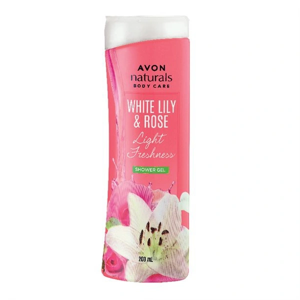 Avon Naturals White Lily & Rose Shower Gel - 200 ml
