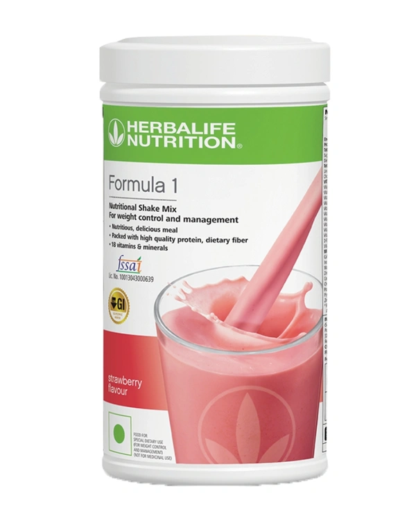 Herbalife Nutrition  Shake Mix Strawberry 500 g - 500 gms