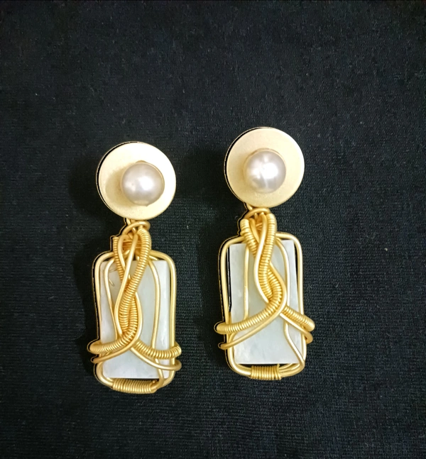 Classy Earrings  - Gold