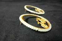 Fancy Cycle Earrings  - Mint Green