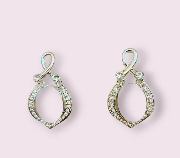 Divine White Earrings  - White