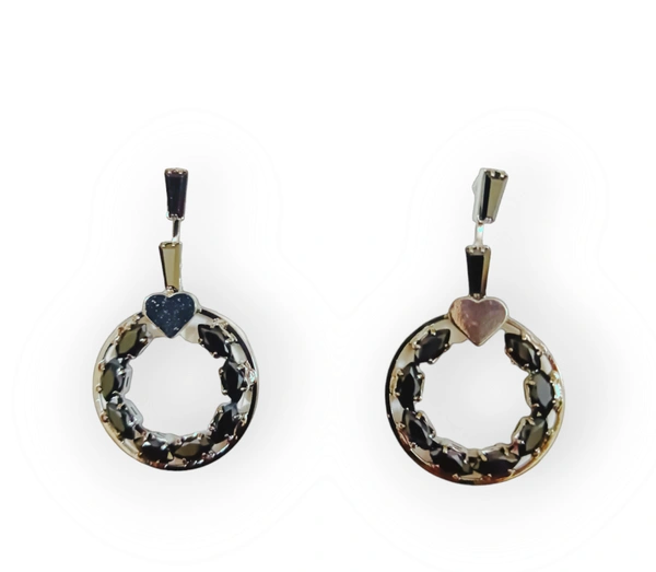 Magnetic Black Earrings  - Black