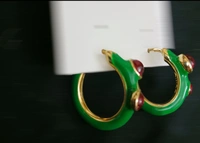 Festive Holiday Earring - Japanese Laurel