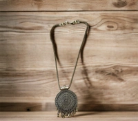 Round Plated Silver Jewellery  - Silver