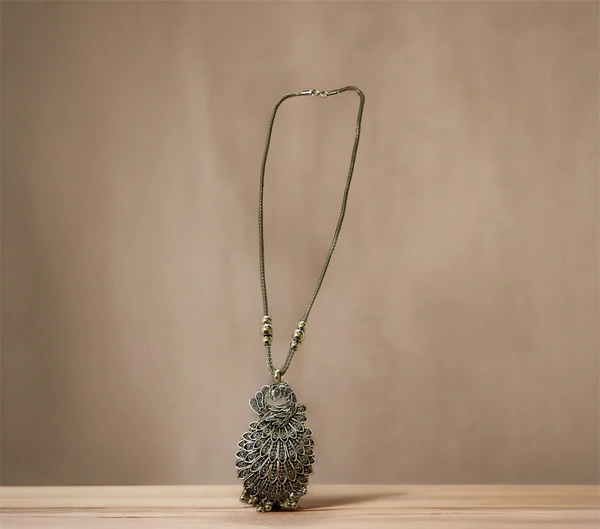 Pretty Peacock Jewellery  - Silver