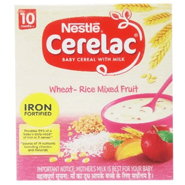 Nestle Cerelac From 10 To 24months - 300g, Wheat-Rice Mixed Fruit