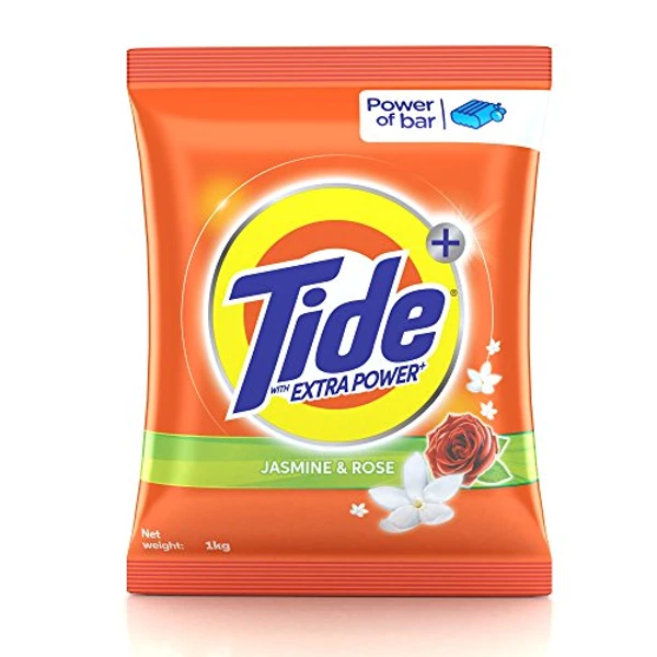 Tide Jasmine & Rose Detergent - 1 Kg+ 100g