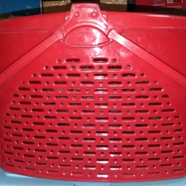 Mascot Plastic Basket - Medium - Red, Blue, Green