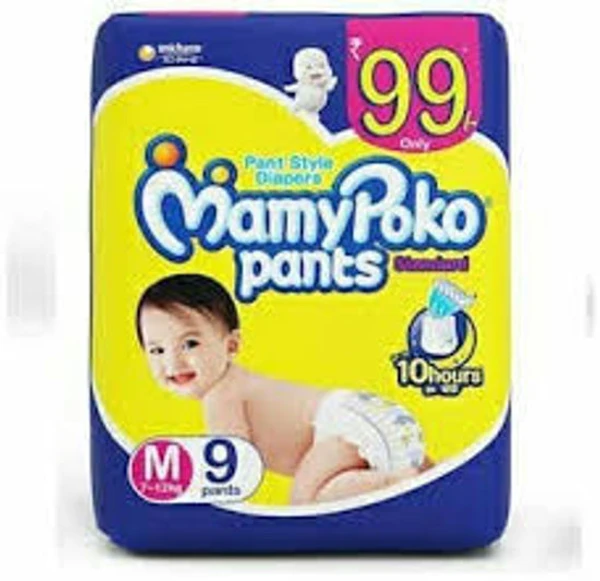 MamyPoko Pants Standard - 9 pants, M (7-12kg)