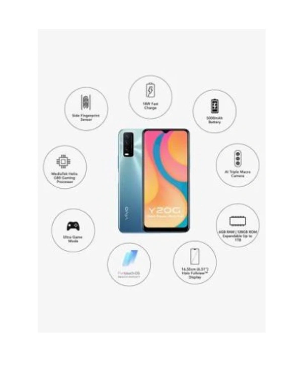 Vivo Y20G | 6GB+128GB | FREE headphones worth Rs. 299 - 