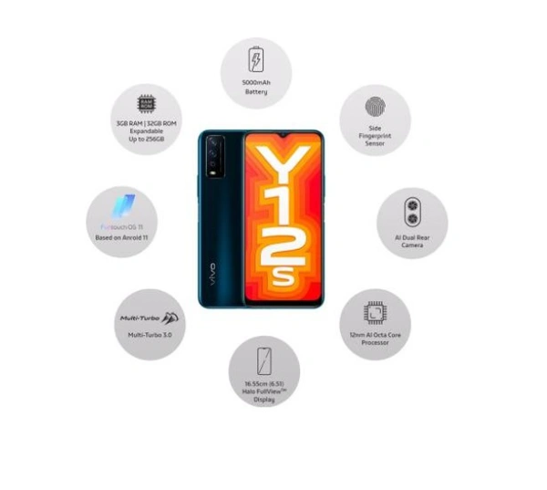 Vivo Y12S | 3GB+32 GB | FREE Headphones worth Rs. 299 - 