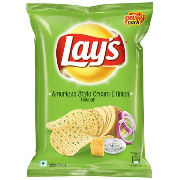 Lays - Cream & Onion (Pack of 2), 24g