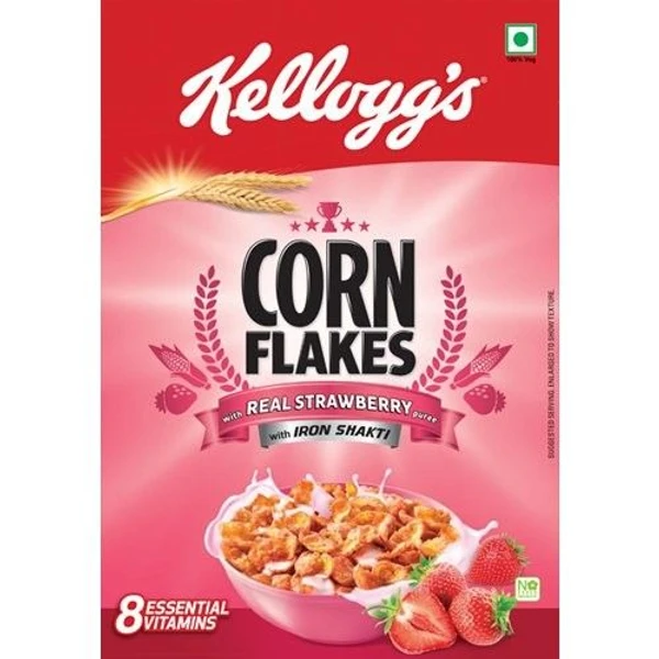 Kellogg's Corn Flakes Real Strawberry🍓 - 300g