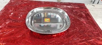 Steel Plate Square - Stainless Steel ,Rate per piece, Diameter 7.5 inch