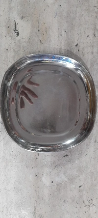 Steel Plate Square - Stainless Steel ,Rate per piece, Diameter 7.5 inch