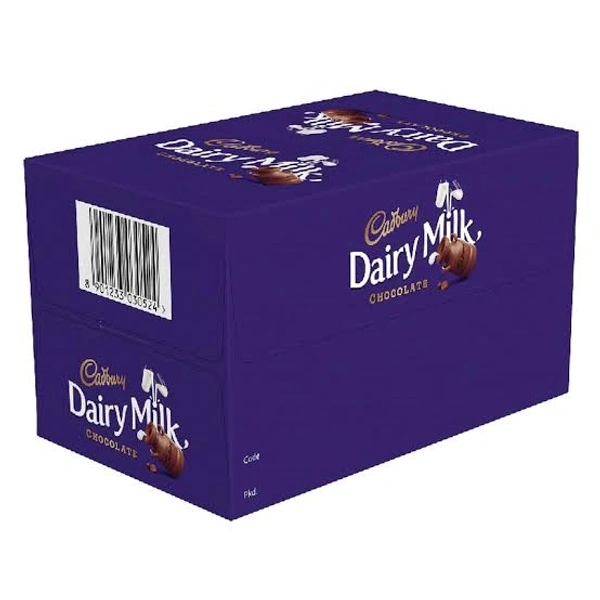 Cadbury Dairy milk  - 56pcs × 13.2g (1 box), Box of Cadbury Dairy Milk worth ₹10/-